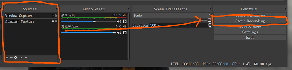 source record obs